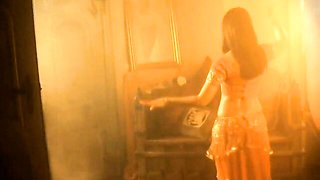 Brunettes trailer with extravagant tomato from Bollywood Nudes HD