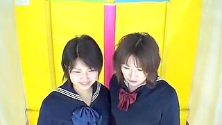 Amazing Japanese dolls posing in a photo booth