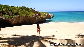 Alexya was Born to Play in this Tropical Paradise - Alexya - Big Boob Alexya