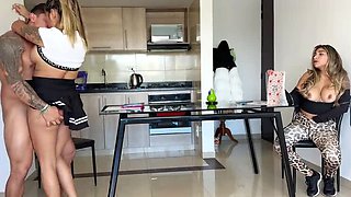 Step Sister Fucks Brother In Front Of Wife - Winter_steph Masturbates & Cums Hard!