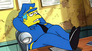 Police Sex Story. Married Housewife Fucks with Sheriff for Her Husband. a Cartoon Parody. Animation. Comic. Parody Simpson