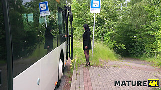 MATURE4K. FUCK ME IN THE BUS! In front of everyone...