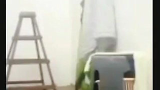 Black Cougar Mutual Masturbation with Giant Dick Guy