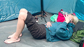 HOMEMADE ROMANTIC PORN IN CAMPING WITH MY STEPSISTER - I WANT MORE COCKS, TAKE OUT THE DILDOS, CUM INSIDE