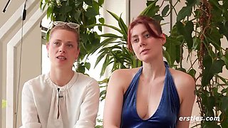 Zora & Sarah K - Hot Lesbian Anal Fuck with Blindfold & Sex Toy - German Amateur HD