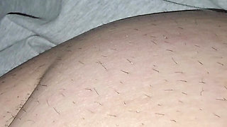 Step mom hand slip under step son underwear and grabs his dick