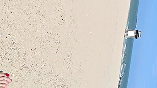Peeing on the Beach