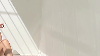 I Hear Some Exciting Moans and See My Sexy Stepsister Masturbating; I Get Horny and Decide to Lower His Horn.