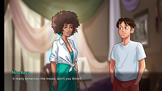 Barbara art scene teacher - summertime saga
