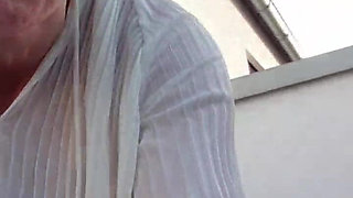 White Angel Squirting Outdoor