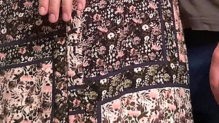 Pervert Old Man Rubs Student's Pussy in The City Bus