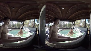 Mountain Spa VR - Relaxing with Two Gorgeous Babes