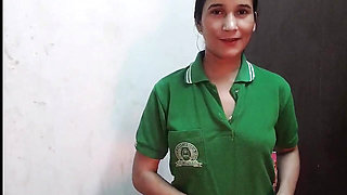 College girl ka uniform utaar kar jabar dasti pela