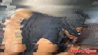 Big Ass BBW Slut Got Pounded by Big Black Cock.