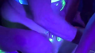 Full Video - Glow Party! Bukkake Gangbang for Cum-hungry Slut - Cliff Media Productions