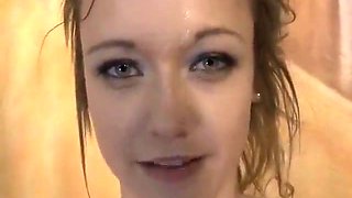 Blonde Trash Spit On And Face Fucked On Floor - Keegan Kade