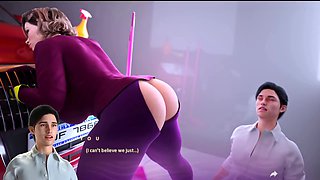 Hentai 3d, animation en 3d, bathroom