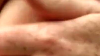 Redhead with big boobs caught in a gangbang