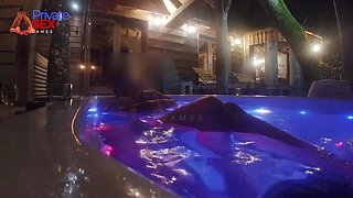 Anal Fuck and Orgasm in the Jacuzzi
