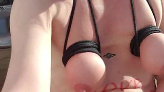 MILF Has Fun Outdoor