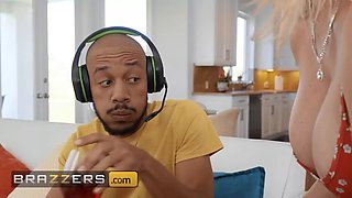 Brazzers - busty milf Rachael Cavalli luvs riding her daughter-in-law Maya Farrell's boyfriend's dong
