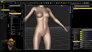 Building the Leticia Scene Body Morphing Part 2 (Blender based)