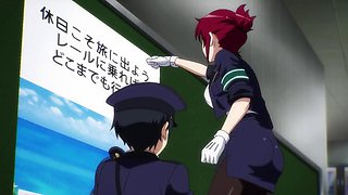 Rail Wars! fanservice compilation