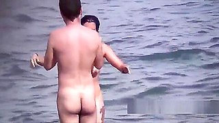 Beautiful Amateur Pregnant Nudist Milf Beach Voyeur Spy