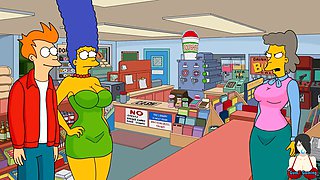 Lustfield presents the Simpsons parody all fuckfest vignettes part two
