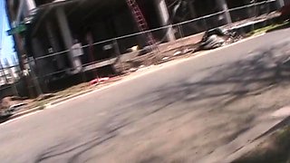 Virgin Cute Babe Outdoor Playing