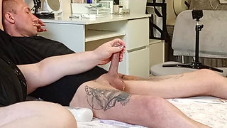 Stepmom Hands off My Hard Cock Before Cumshot