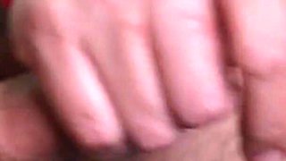 Handjob, Then Licking His Cum From My Hands