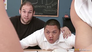 Watching My Teachers Have Sex With Johnny Sins, Laura Bentley - Brazzers