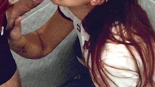Fucked in a Bar Bathroom by a Stranger Without a Condom!