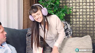 Schoolgirl Olivia Zlota Has Titty-Bouncing Sex with a Hung Guy