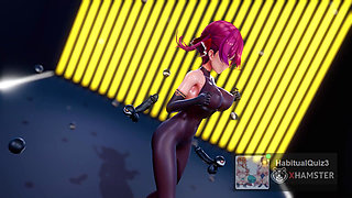 mmd r18 Kuromaru mid-squat front and back motion anal 3d hentai sex public ntr cheating milf big tits 3d hentai