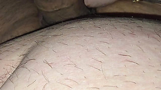 Step mom saw step son big dick in erection and handjob him hard
