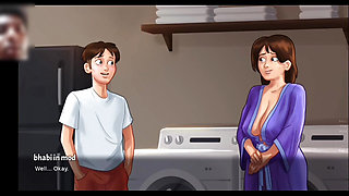 Stepmom Debbie got fucked hard by his stepson cum inside pussy