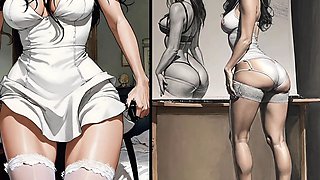 Perverted nun and her wild fetishes featuring foot and fart fun