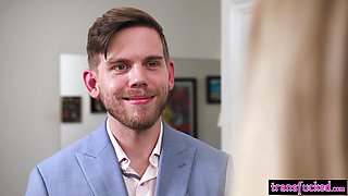 Big breasts tranny enjoyed rough assfucking sex