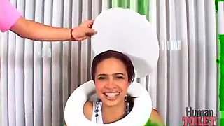 Crystal human toilet bowls: Blowjob, Doggy  Missonary Porn