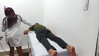 Fox Tail Doctor Fucks with a Dildo