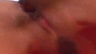 Brunette with a big ass receives a sloppy facial after sex