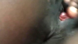 Rubbing My Clit Threw My Shorts Sucking My Nipples Fingering My Black Pussy