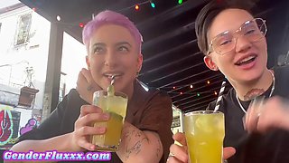 Nasty hot amateur f2m pussylicking hard