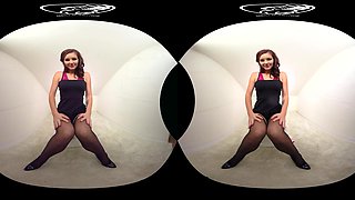 339 - Elena Vega - Sweet Amateur In Stockings With A Toy