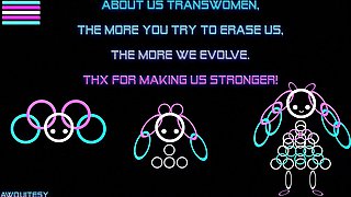 Goth Gymnast Tgirl Plays with Dick after ban from Olymp