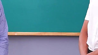 Cute Newbie Gets Quality Sex Education. Carolina Guerrero