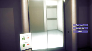 Sex with beautiful blonde girl in the bathroom