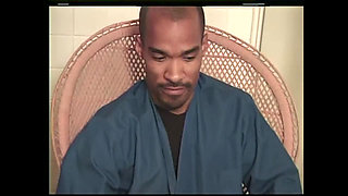 Black on Black Fuck in the Bathroom for a Black Slut Loving Black Cock